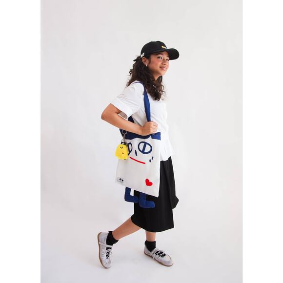 SIDEKICK: Face tote bag - Picture 3 of 4